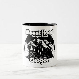 Tasse 2 Couleurs Forêt nationale de Mount Hood vintage