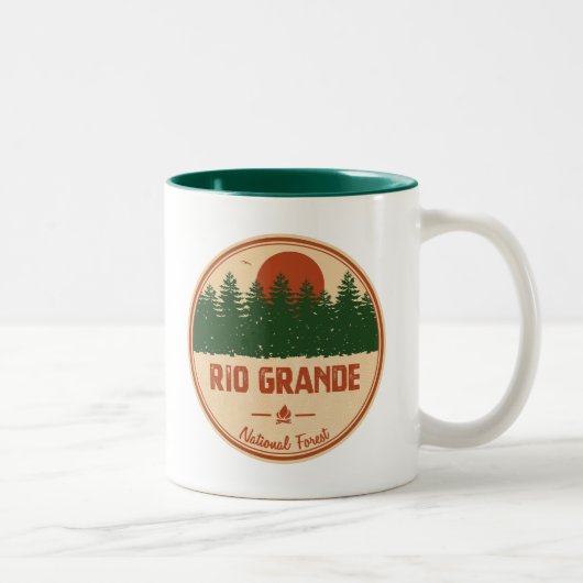 Tasse 2 Couleurs Forêt nationale de Rio Grande (Droit)