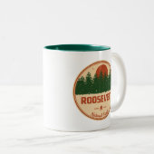 Tasse 2 Couleurs Forêt nationale de Roosevelt (Devant droit)