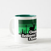 Tasse 2 Couleurs Forêt nationale d'Ocala Floride (Devant gauche)