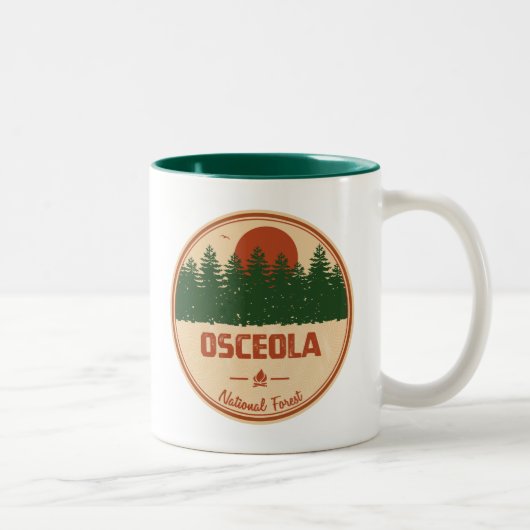 Tasse 2 Couleurs Forêt nationale d'Osceola (Droit)