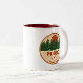 Tasse 2 Couleurs Forêt nationale du Modoc (Devant droit)