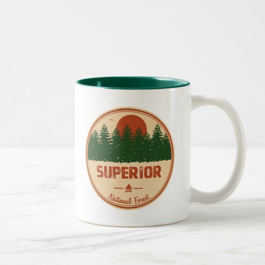 Tasse 2 Couleurs Forêt nationale supérieure (Droit)