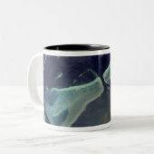 Tasse 2 Couleurs Forêt verte profonde sur terre (Devant gauche)