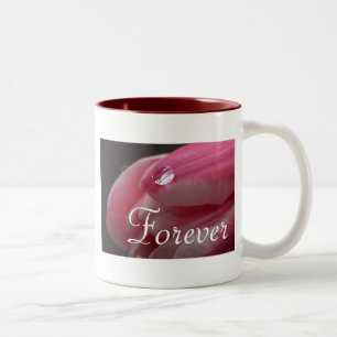 Tasse 2 Couleurs Forever Love Rose Raindrop