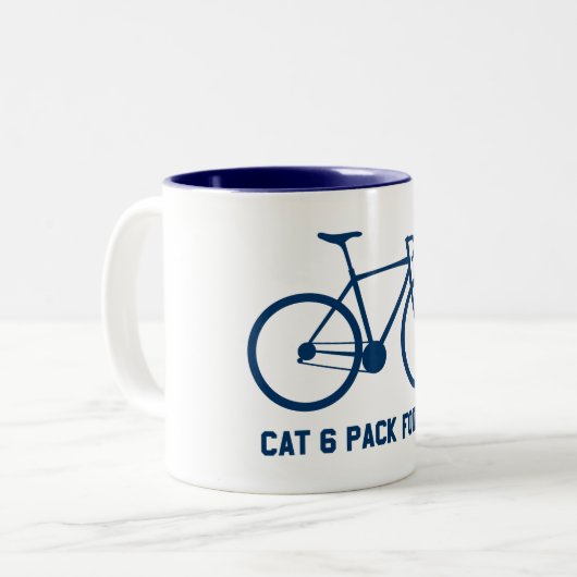 Tasse 2 Couleurs Format CAT 6 Pack (Devant gauche)