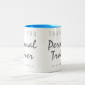 Tasse 2 Couleurs Formateur personnel Merci (Centre)