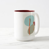 Tasse 2 Couleurs Formes Boho (Devant droit)