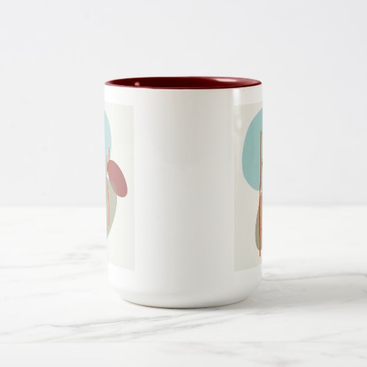 Tasse 2 Couleurs Formes Boho (Centre)