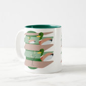 Tasse 2 Couleurs Formes, canards (Devant gauche)