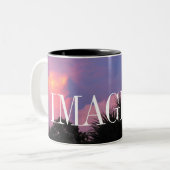 Tasse 2 Couleurs Formes de nuage (Devant gauche)