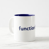 Tasse 2 Couleurs Formez suit la fonction (Devant gauche)