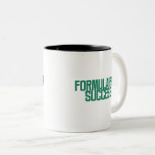 Tasse 2 Couleurs Formule de réussite Conception de mentalité analyt (Devant droit)