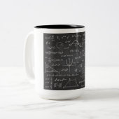 Tasse 2 Couleurs Formule mathématique (Devant gauche)