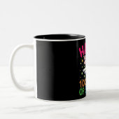 Tasse 2 Couleurs Formule Mathématique 100 Jours D'école Drôle Prof (Gauche)