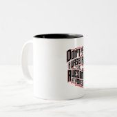 Tasse 2 Couleurs Formule typographique (Devant gauche)