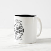 Tasse 2 Couleurs Formule typographique (Devant droit)
