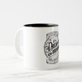 Tasse 2 Couleurs Formule typographique (Devant gauche)