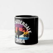 Tasse 2 Couleurs Fort Lauderdale, Floride (Devant droit)