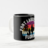 Tasse 2 Couleurs Fort Lauderdale, Floride (Devant gauche)
