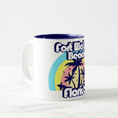 Tasse 2 Couleurs Fort Walton Beach Floride (Devant gauche)