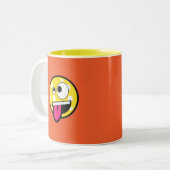 Tasse 2 Couleurs Fou de Pickleball (Devant gauche)