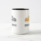 Tasse 2 Couleurs Fou d'échecs (échiquier réfléchissant) (Centre)