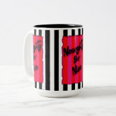 Tasse 2 Couleurs Fou mais gentil (Devant gauche)