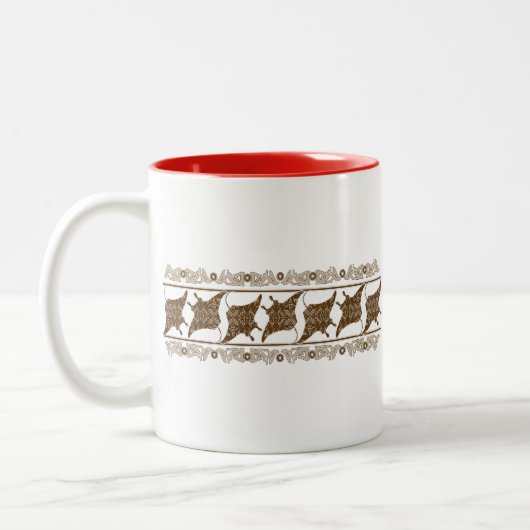Tasse 2 Couleurs Fou-MANTA-RAY (Gauche)