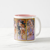 Tasse 2 Couleurs Four Seasons by Alfons Mucha (Devant droit)