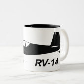Tasse 2 Couleurs Fourgons RV-14 (Devant droit)
