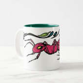 Tasse 2 Couleurs Fourmi (Devant gauche)
