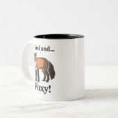 Tasse 2 Couleurs Fox Animal Wildlife Foxy (Devant gauche)