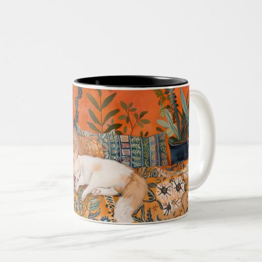 Tasse 2 Couleurs Fox dormant (Devant droit)