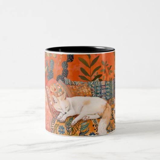 Tasse 2 Couleurs Fox dormant (Centre)