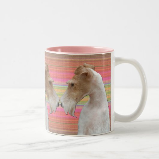 Tasse 2 Couleurs Fox Terrier de fil (Droit)