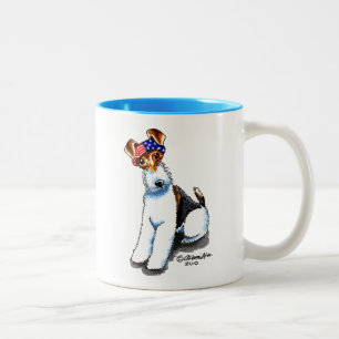 Tasse 2 Couleurs Fox Terrier de fil en Amérique
