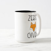 Tasse 2 Couleurs Fox zéro donné (Devant droit)
