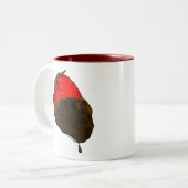 Tasse 2 Couleurs Fraise Chocolat-Couverte (Devant gauche)