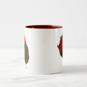 Tasse 2 Couleurs Fraise Chocolat-Couverte (Centre)