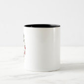 Tasse 2 Couleurs Fraise drôle (Centre)