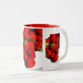 Tasse 2 Couleurs Fraises (Devant droit)