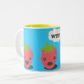 Tasse 2 Couleurs Fraises (WTF ?) (Devant gauche)