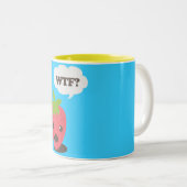 Tasse 2 Couleurs Fraises (WTF ?) (Devant droit)