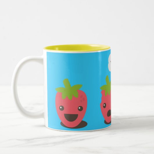 Tasse 2 Couleurs Fraises (WTF ?) (Gauche)