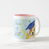 Tasse 2 Couleurs Français Graduate (Devant droit)