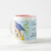 Tasse 2 Couleurs Français Graduate (Devant gauche)
