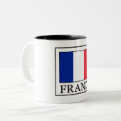 Tasse 2 Couleurs France (Devant gauche)