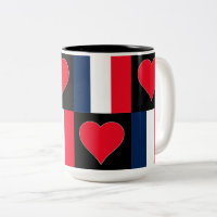 France Drapeau Coeur Motif Patriotique French Prid