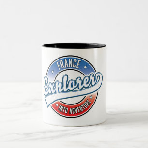 Tasse 2 Couleurs France explorateur dans l'aventure